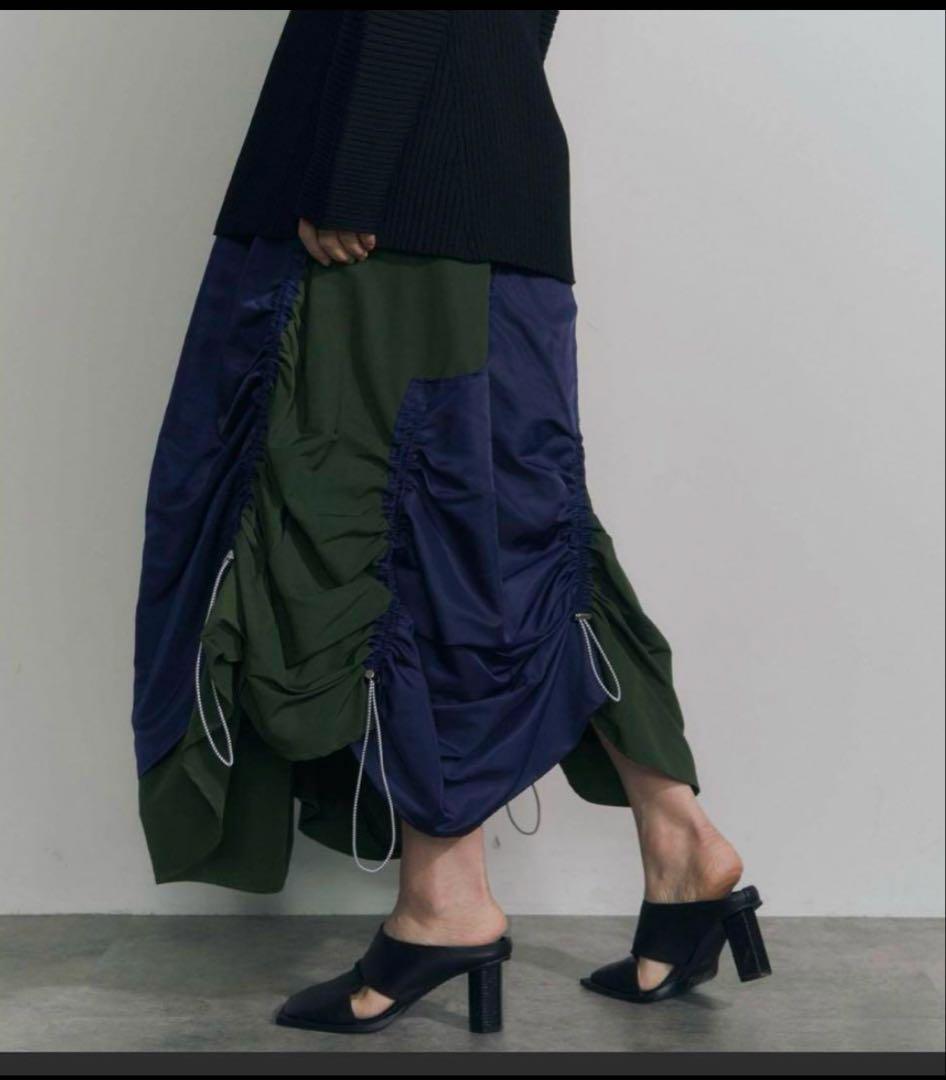 【美品】UN3D. パーツドッキングボリュームスカート