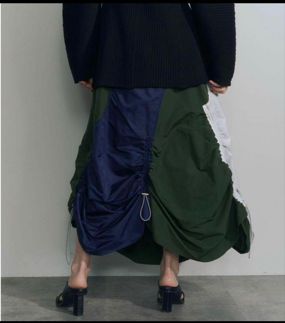 【美品】UN3D. パーツドッキングボリュームスカート