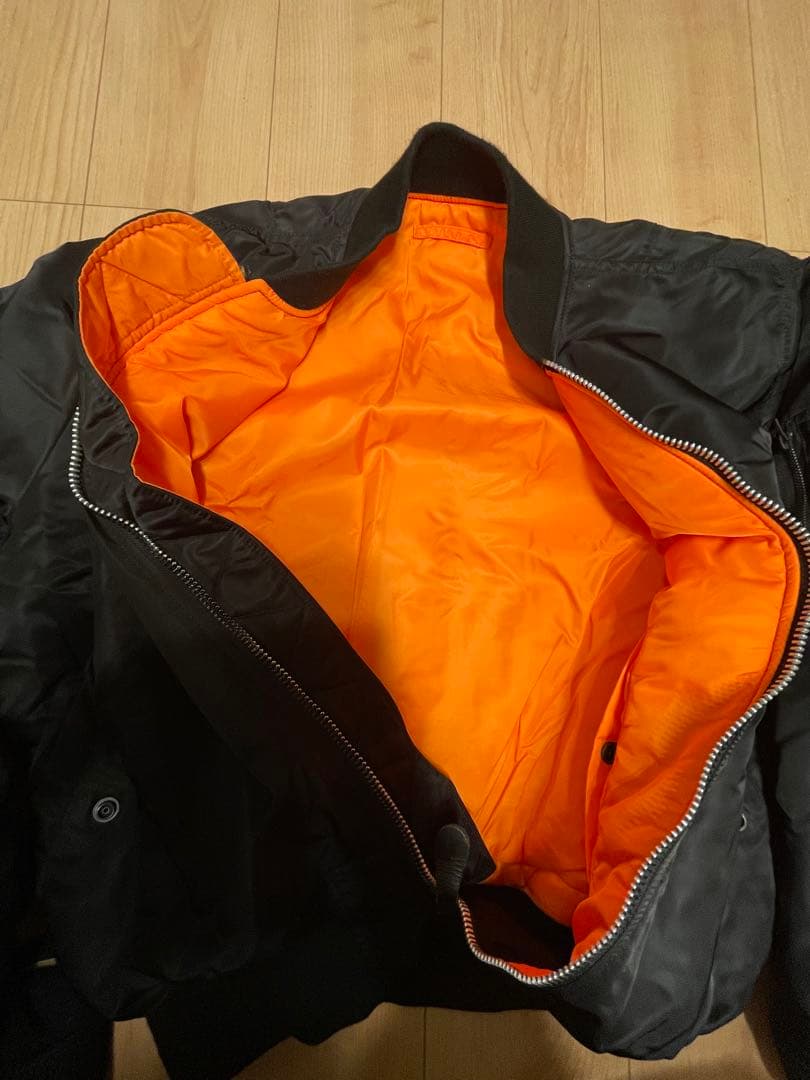 AVIREX MA-1 フライトジャケット ブラック　Lサイズ