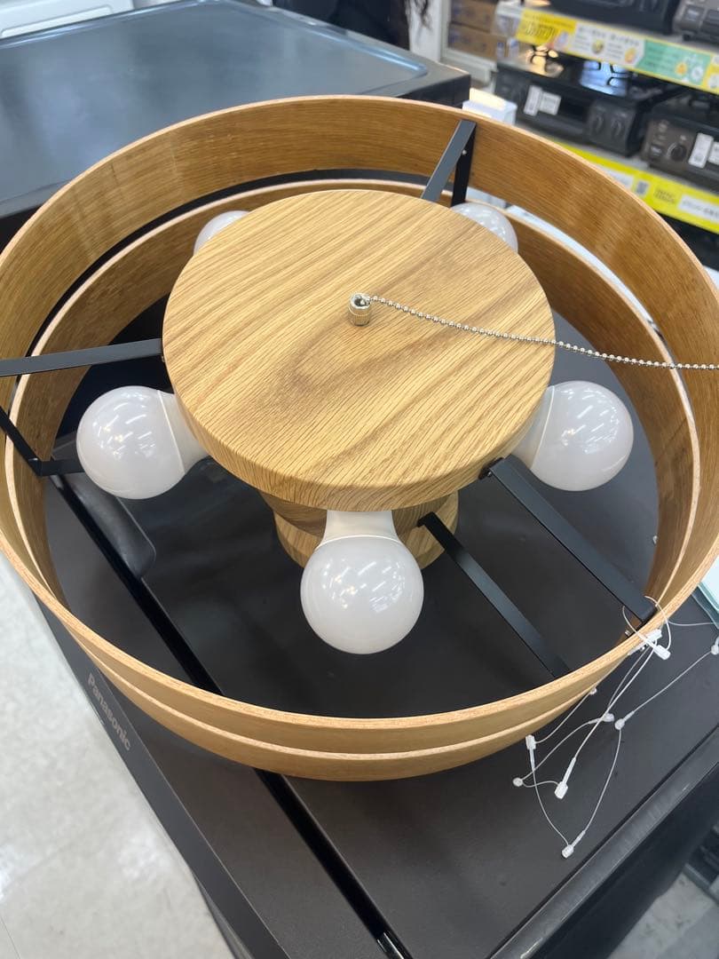 キシマ（kishima） カルドシーリングライト5灯オーク GEM-6955