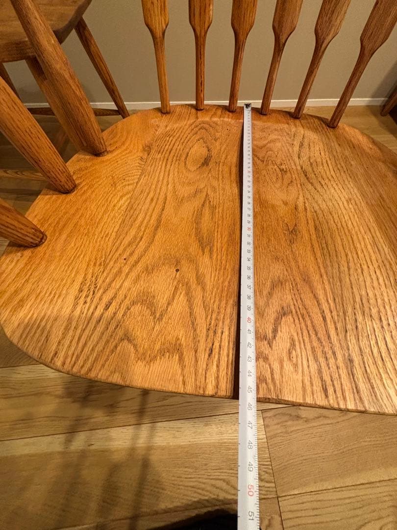 希少　アメリカ製　ダイニングチェア　アームチェア　ウィンザーチェア　剥離