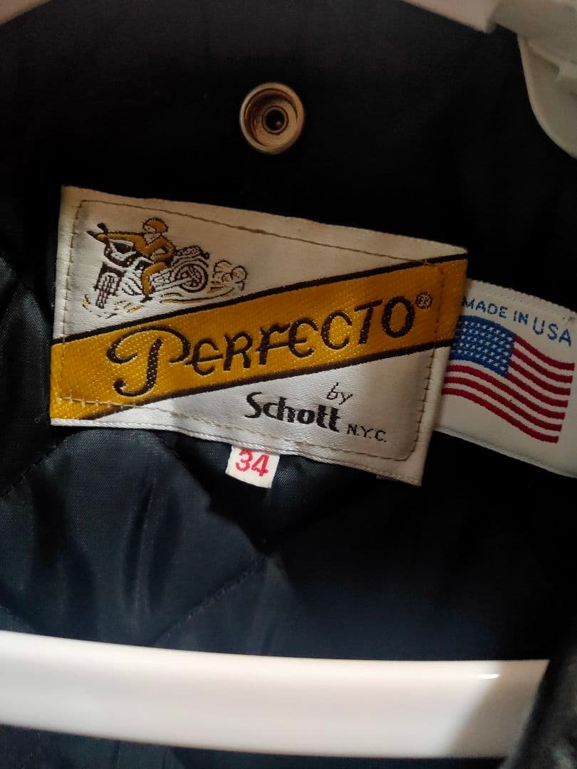 Schott ダブルライダースジャケット レザージャケット 34 618