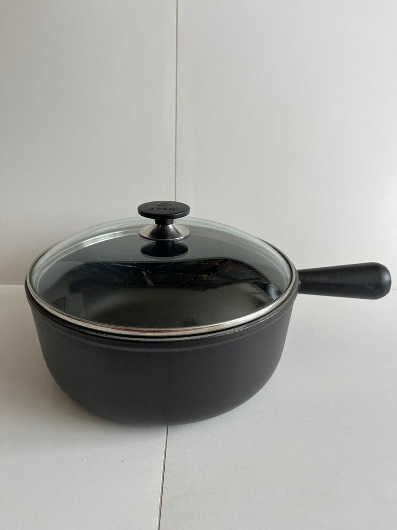 廃盤　希少　ルクルーゼ　ソースパン　24cm マットブラック