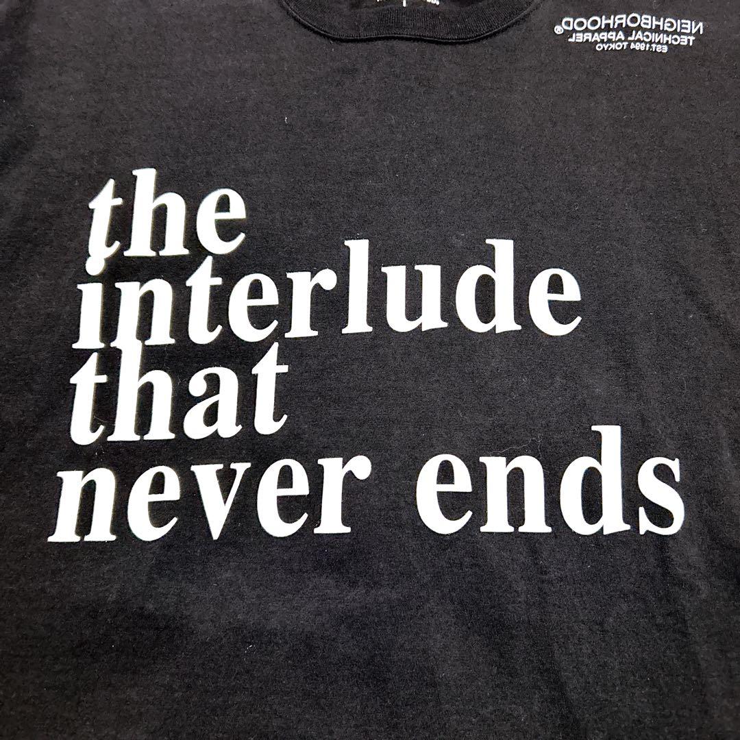 未使用級✨ ネイバーフッド NEIGHBORHOOD ロンT B'z稲葉着用 黒