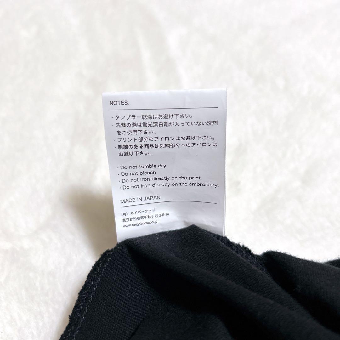 未使用級✨ ネイバーフッド NEIGHBORHOOD ロンT B'z稲葉着用 黒