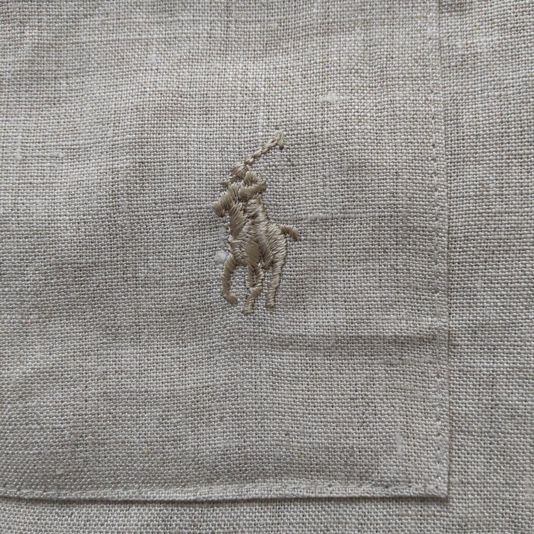 【新品】Ralph Lauren  麻ベージュエプロン