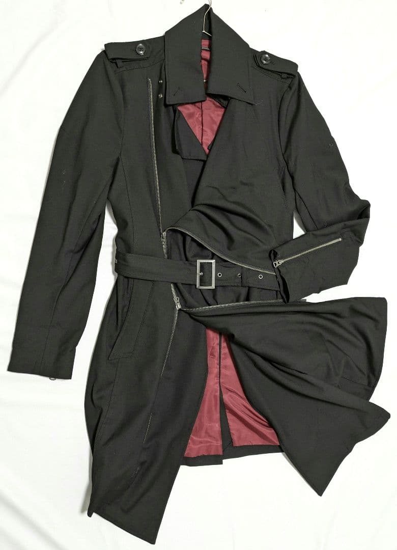 【極美品】 CIVERIZE　シヴァーライズ　 ドレープロングトレンチコート48