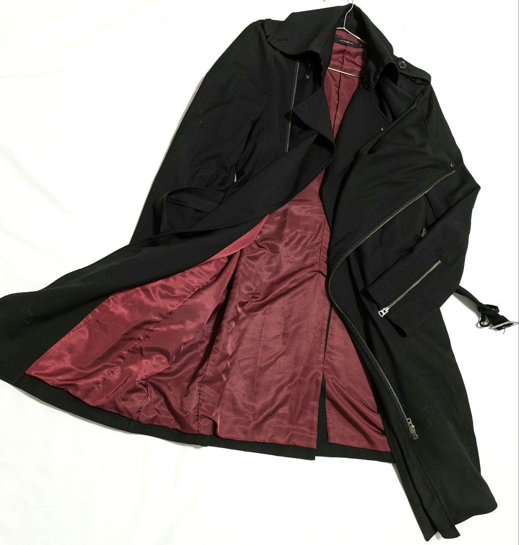 【極美品】 CIVERIZE　シヴァーライズ　 ドレープロングトレンチコート48