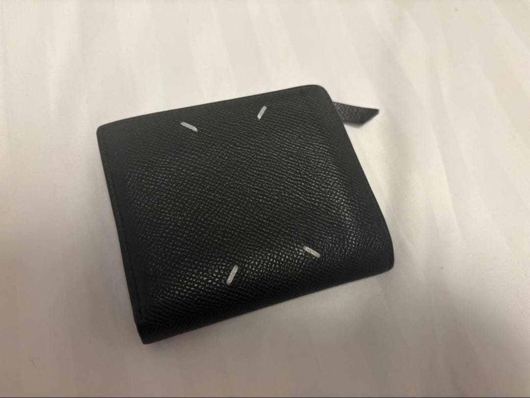 メゾン マルジェラ/MAISON MARGIELA 二つ折り財布　ブラック