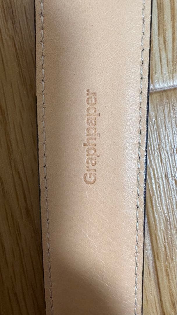 Graph paper ブラックレザーベルト