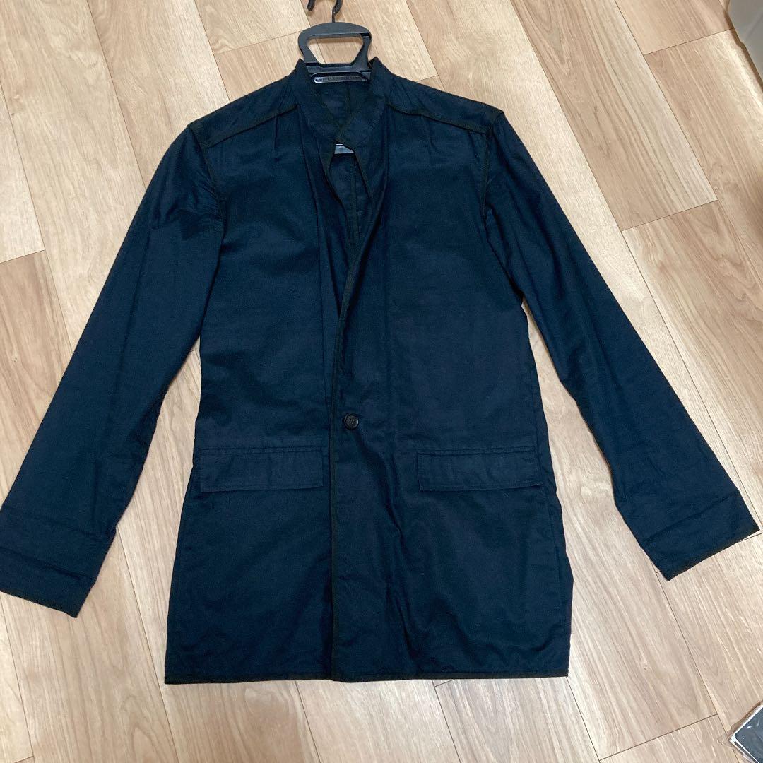 クリスヴァンアッシュ　ステンカラーコート　ブラック