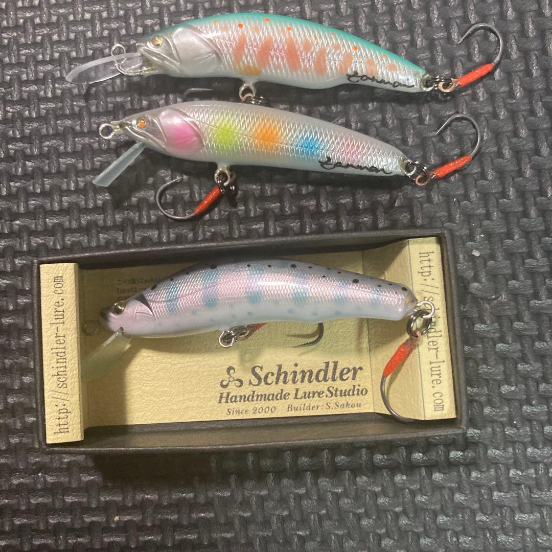 ハンドメイドミノー　フィッシングルアー シンドラー　ザンマイ
