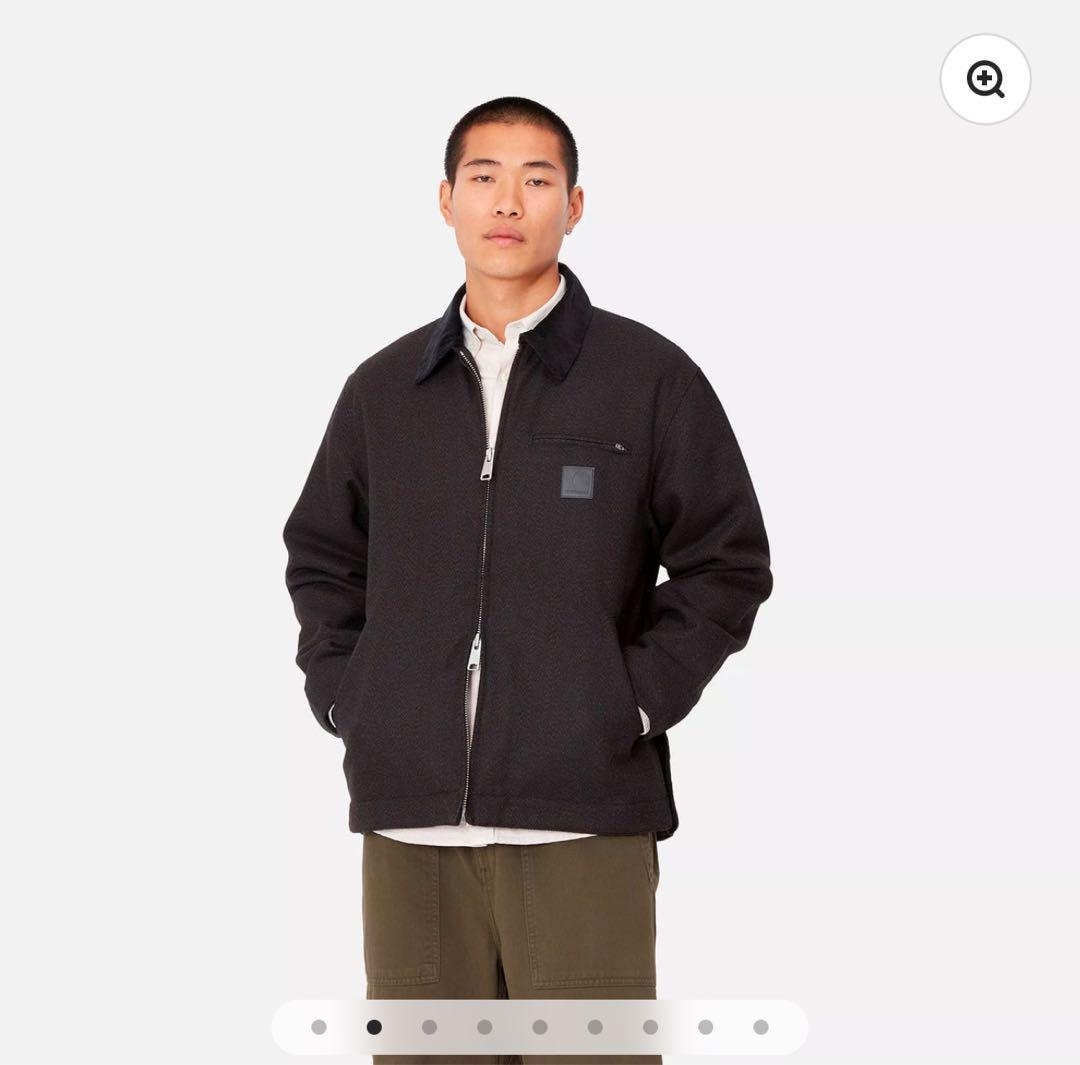 TRUMAN COAT - Chocolate / Black Sサイズ