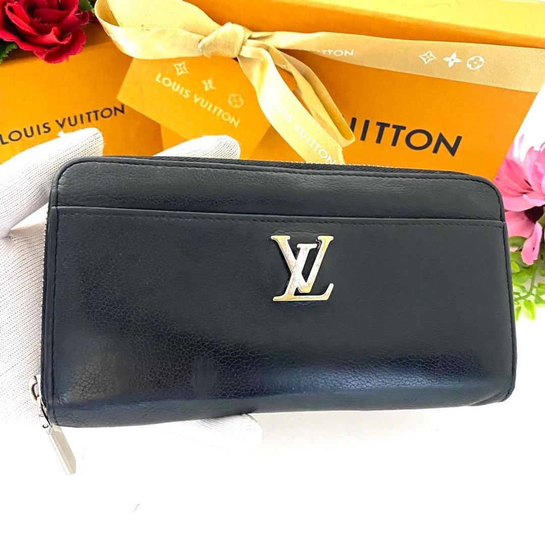 ルイ ヴィト◎ジッピーウォレット ロックミー ラウンドファスナー　黒 ブラック