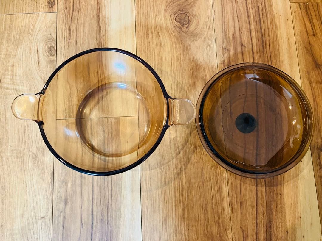 コーニング ビジョン ガラス鍋 2点セット 18cm両手鍋 12cm片手鍋