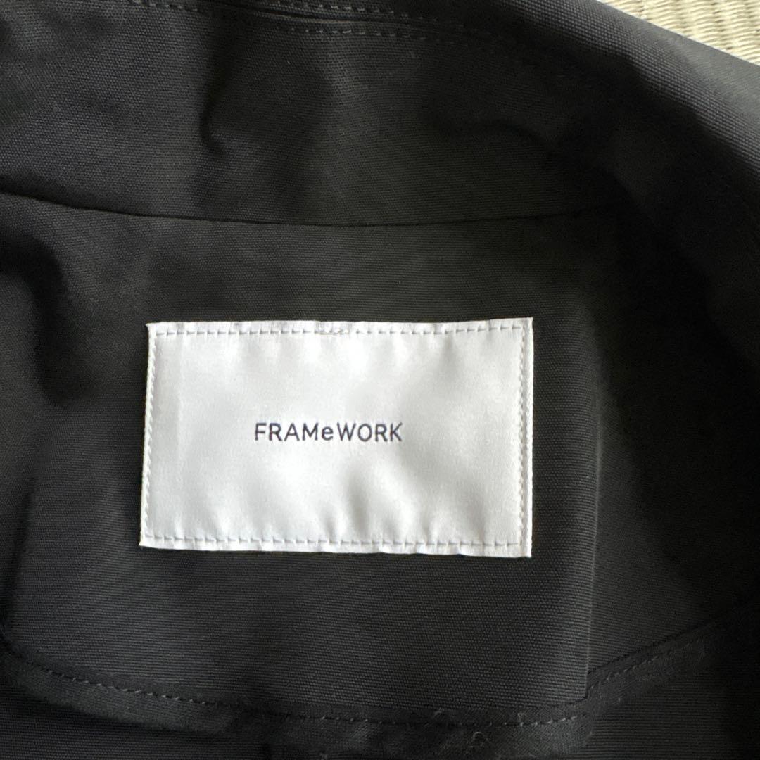 新品未使用フレームワーク　撥水ポンチョトレンチコート　36
