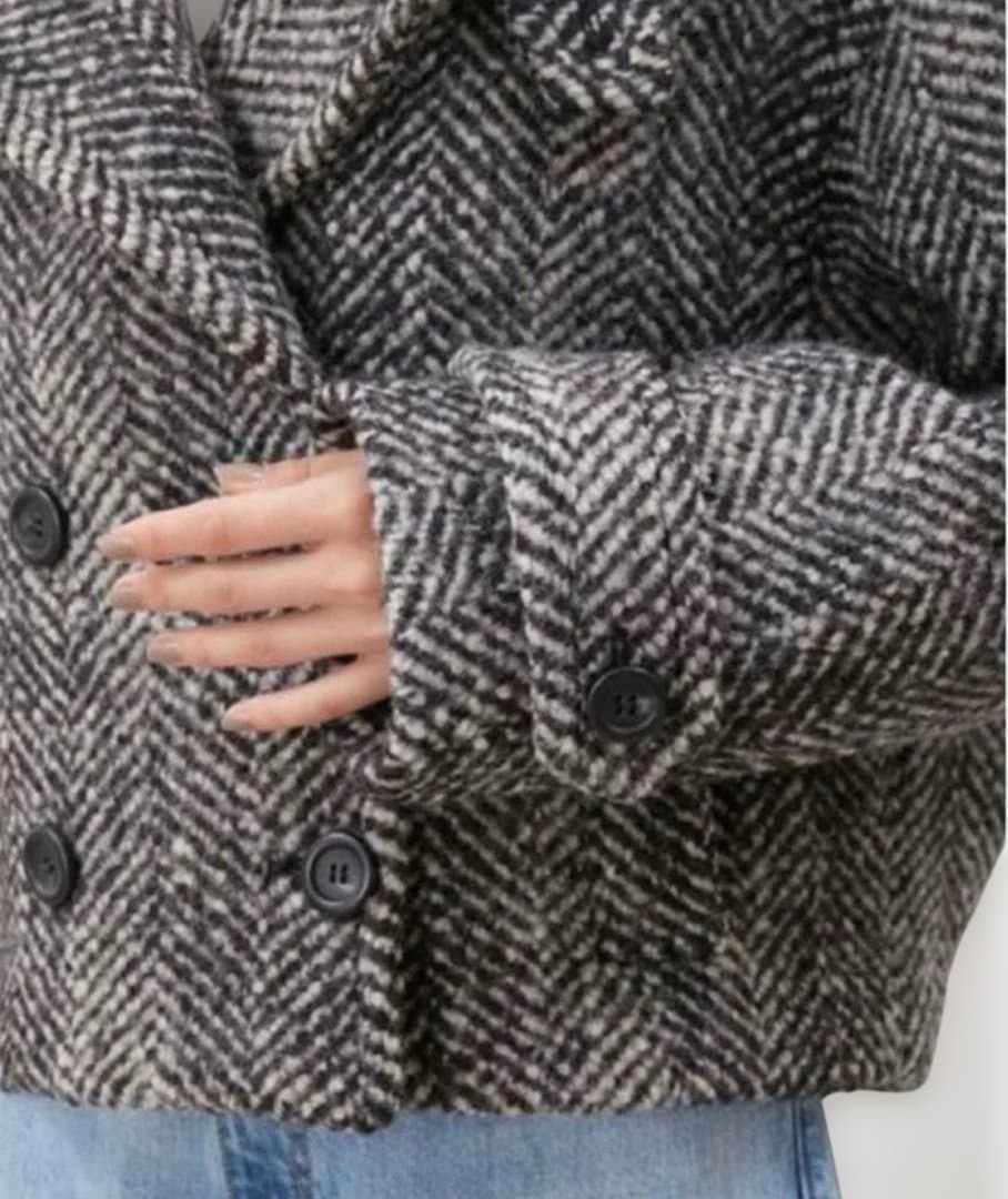 未使用級✨️　ミラオーウェン　ショート丈リバーダブルコート