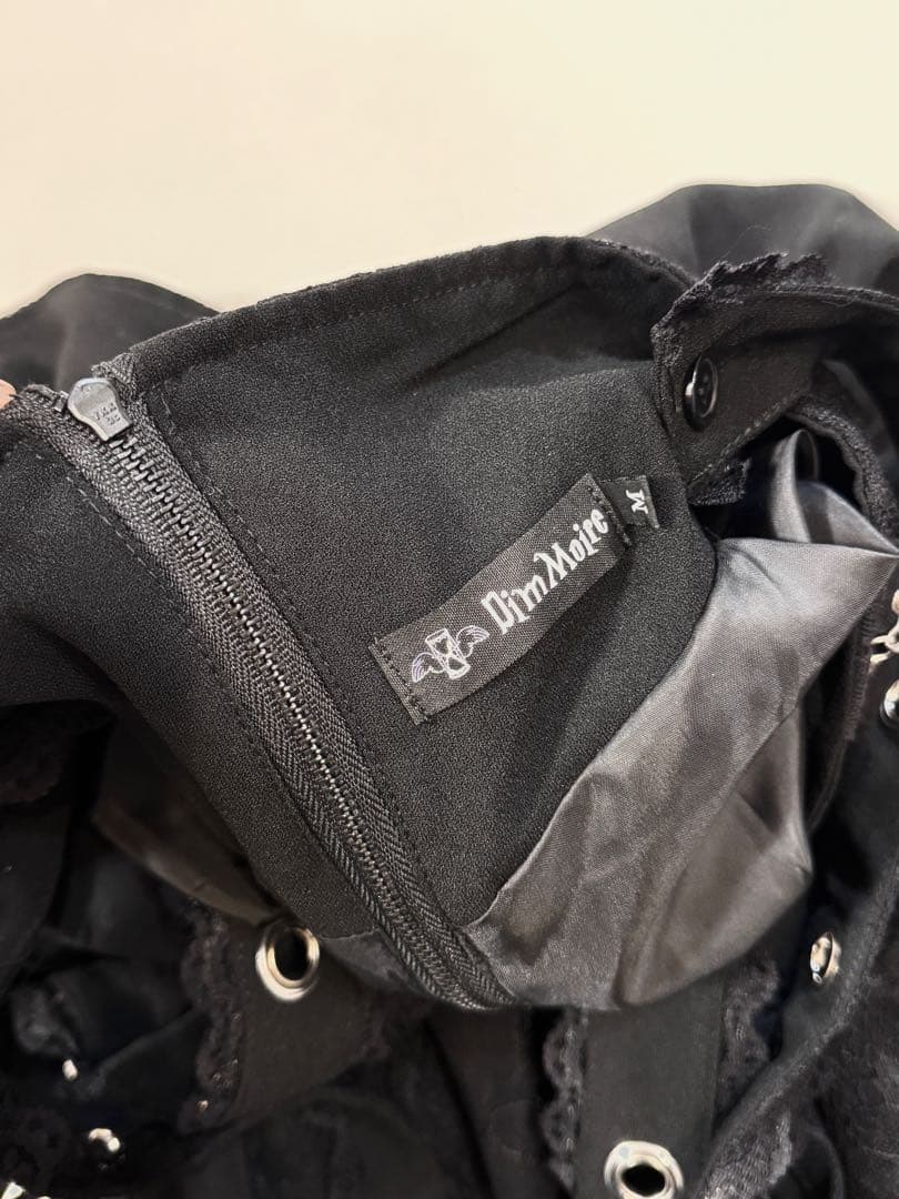 dimmoire 夢纏うサスペンダースカート Black