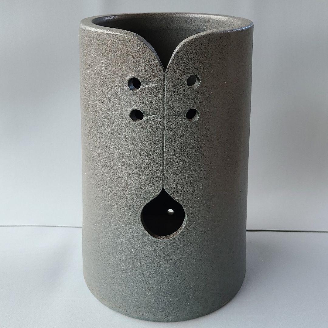 訳あり出品⤵️信楽焼 結び 傘立て  高さ４５cm