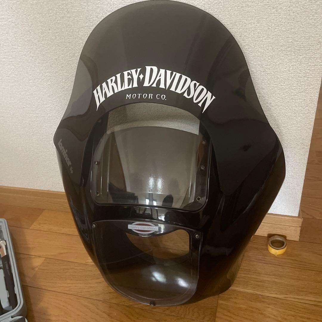 U*U様 ハーレー純正デタッチャブルクウォーターフェアリング　ビビットブラック