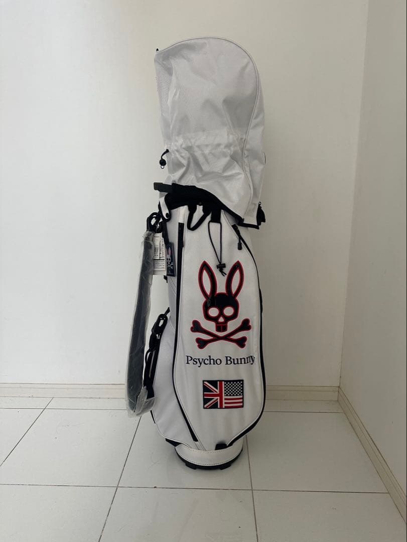 【新品未使用】Psycho Bunny キャディバッグ ホワイト