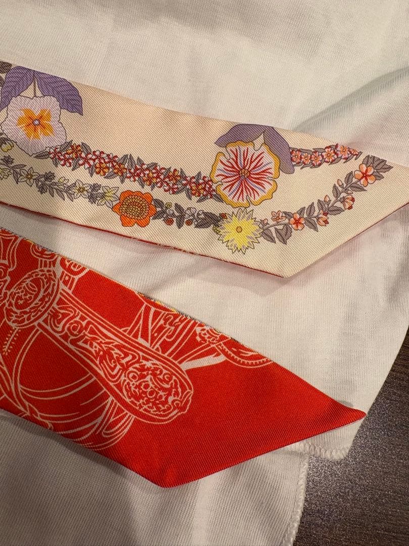 エルメス ツイリー　ブリッド・ドゥ・ガラ・アン・フルール