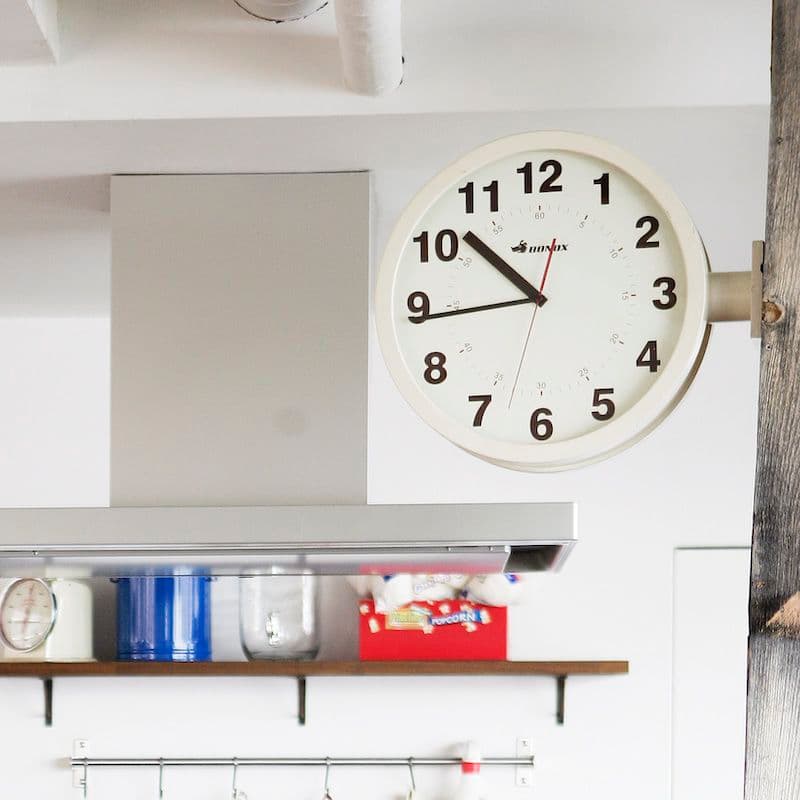 新品 両面時計 ダブルフェイスクロック IV ダルトン シンプル インテリア小物