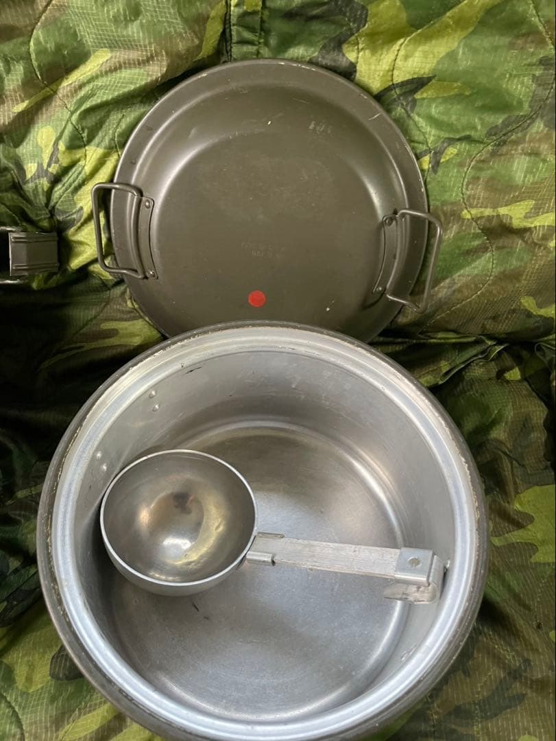 【米軍実物】米軍 軍用アルミ製 鍋