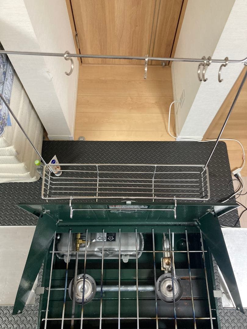 値下げ⭐5点　Coleman 414 ツーバーナー＋スタンド＋トレイ＋ラック2種