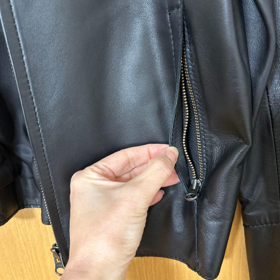 【KKK美品】23区 シープレザージャケット