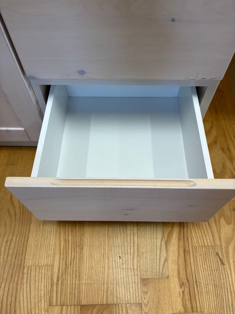 M084　スリム食器棚　食器棚　カップボード　上下分割可能　幅800mm