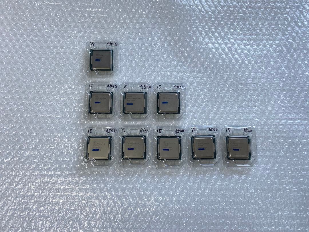 CPU COREi5 6500/5個 4590/3個 4570/1個 ジャンク