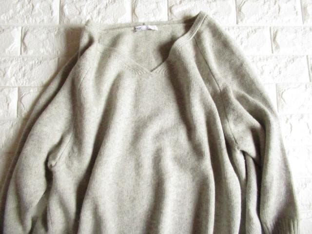 プラージュ 上質 カシミヤ ブレンド 抜け感 こなれ オーバーサイズ ニット