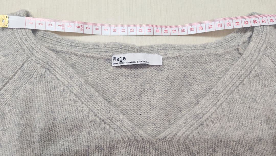 プラージュ 上質 カシミヤ ブレンド 抜け感 こなれ オーバーサイズ ニット