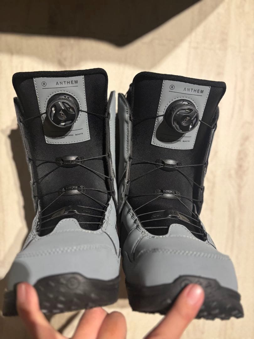 ⭐︎新品同様⭐︎RIDE ANTHEM スノーボードブーツ グレー/ブラック
