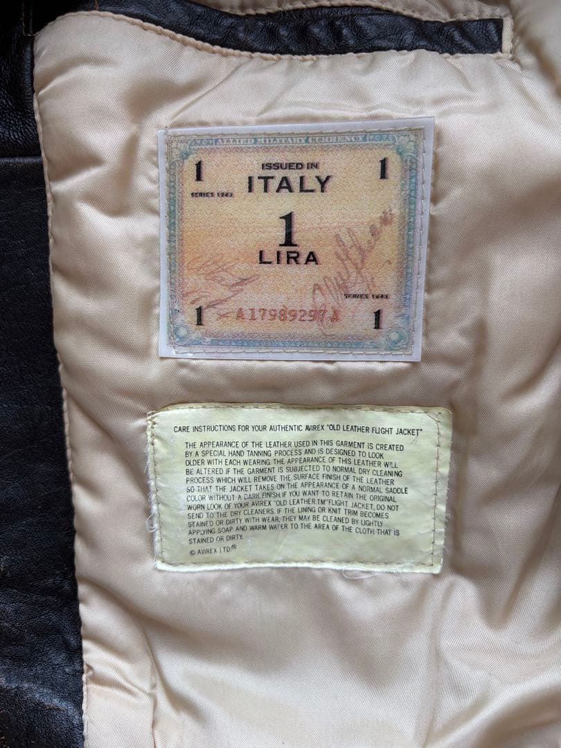AVIREX A-2フライトジャケット