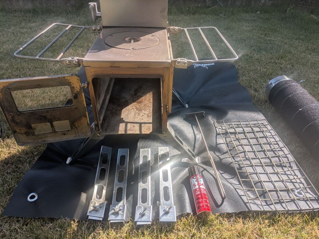 [オプション・箱付]ウィンナーウェル ノマドビュー Mサイズ　63mm薪ストーブ