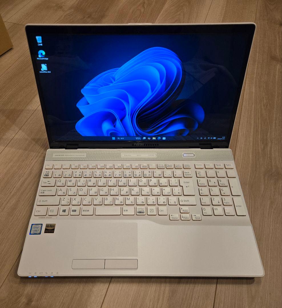 【極美品】富士通 LIFEBOOK AH53/D1 Core i7/ブルーレイ有