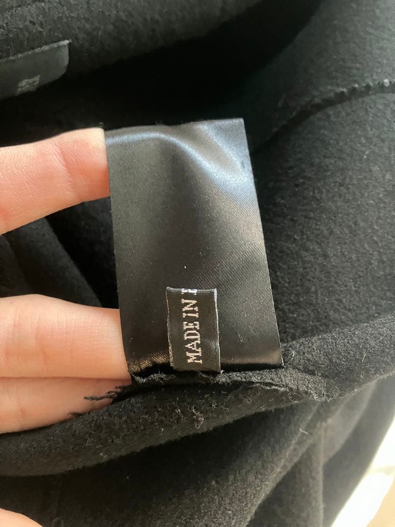 ANN DEMEULEMEESTER ウールチェスターコート