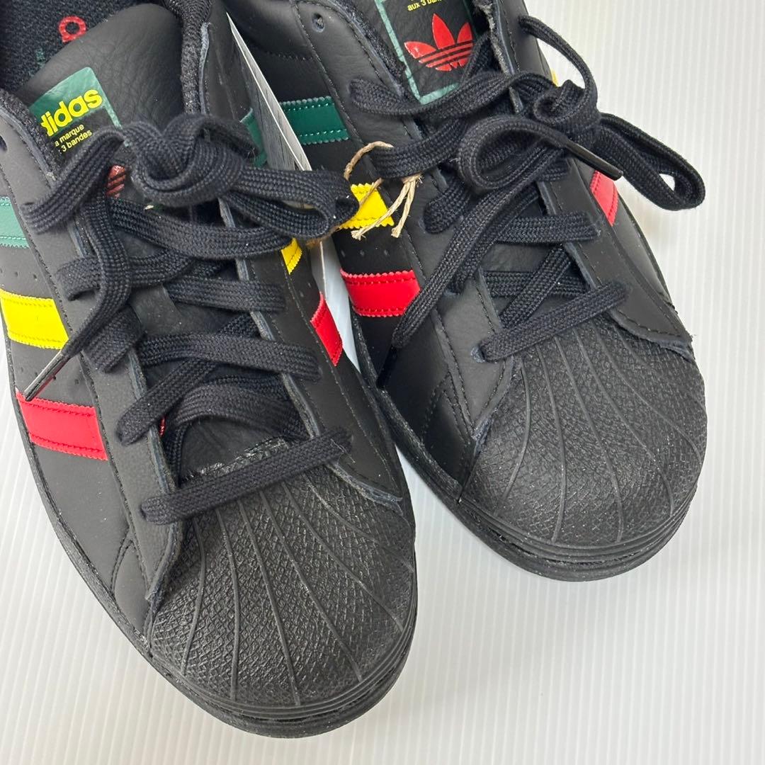 新品未使用　26㎝ アディダス　adidas スーパースター　ラスタブラック