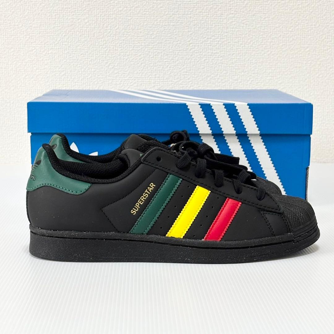 新品未使用　26㎝ アディダス　adidas スーパースター　ラスタブラック