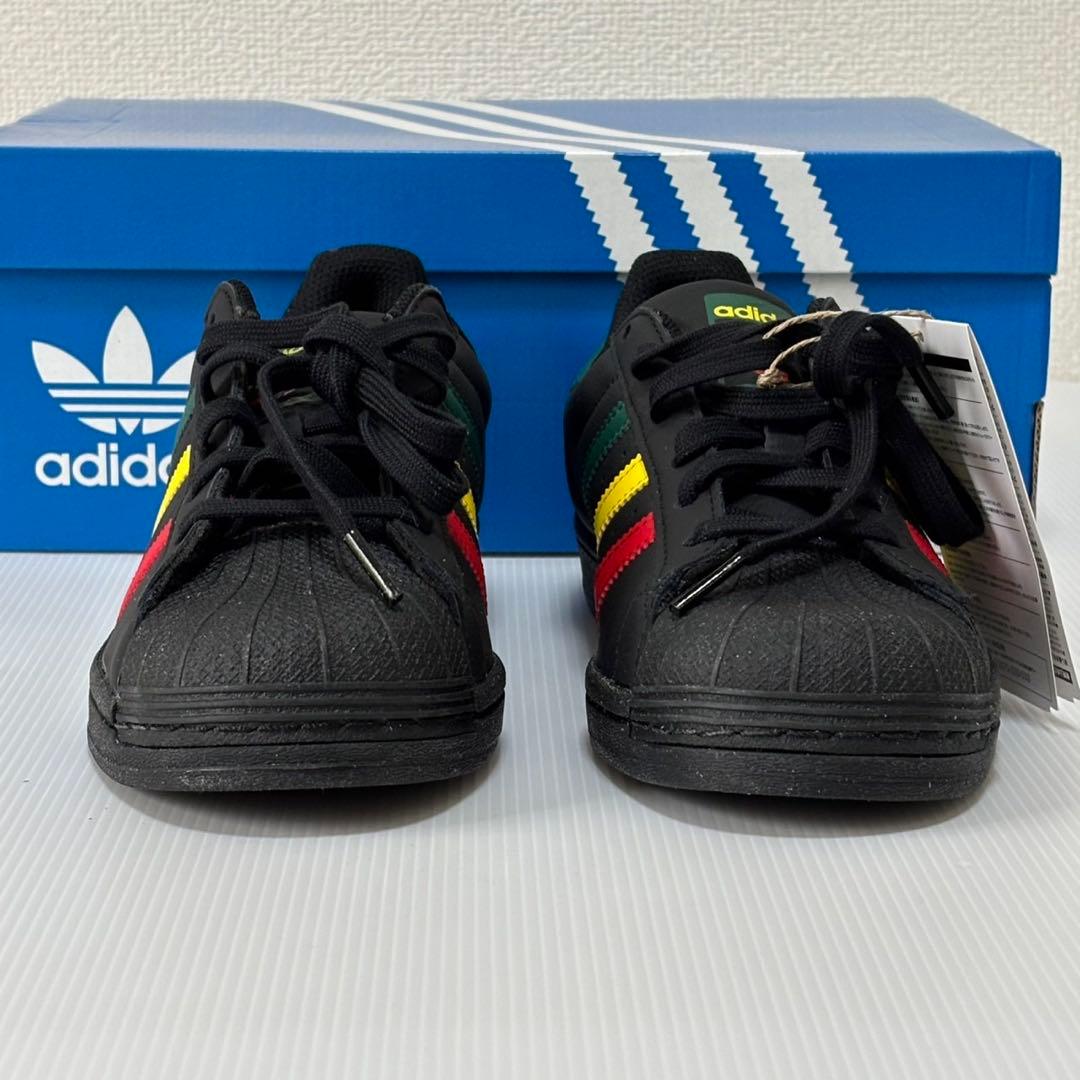 新品未使用　26㎝ アディダス　adidas スーパースター　ラスタブラック