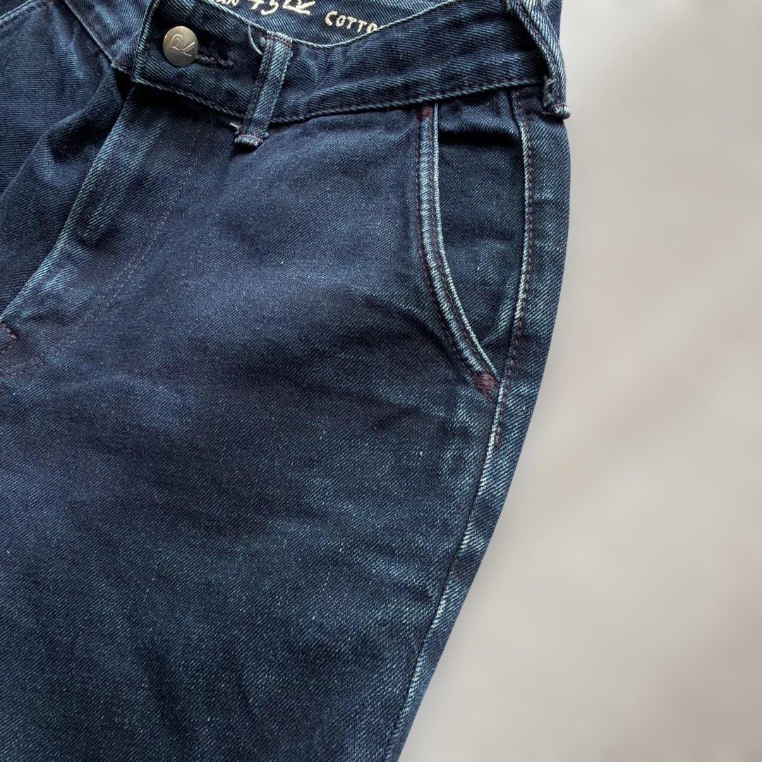 あられ45R おこめデニムの納戸納戸シャルロット　インディゴ　サイズ1