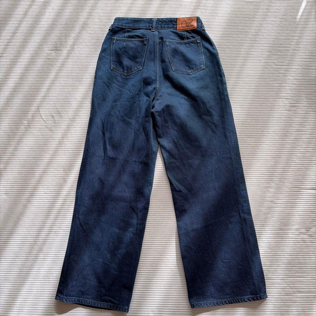 あられ45R おこめデニムの納戸納戸シャルロット　インディゴ　サイズ1