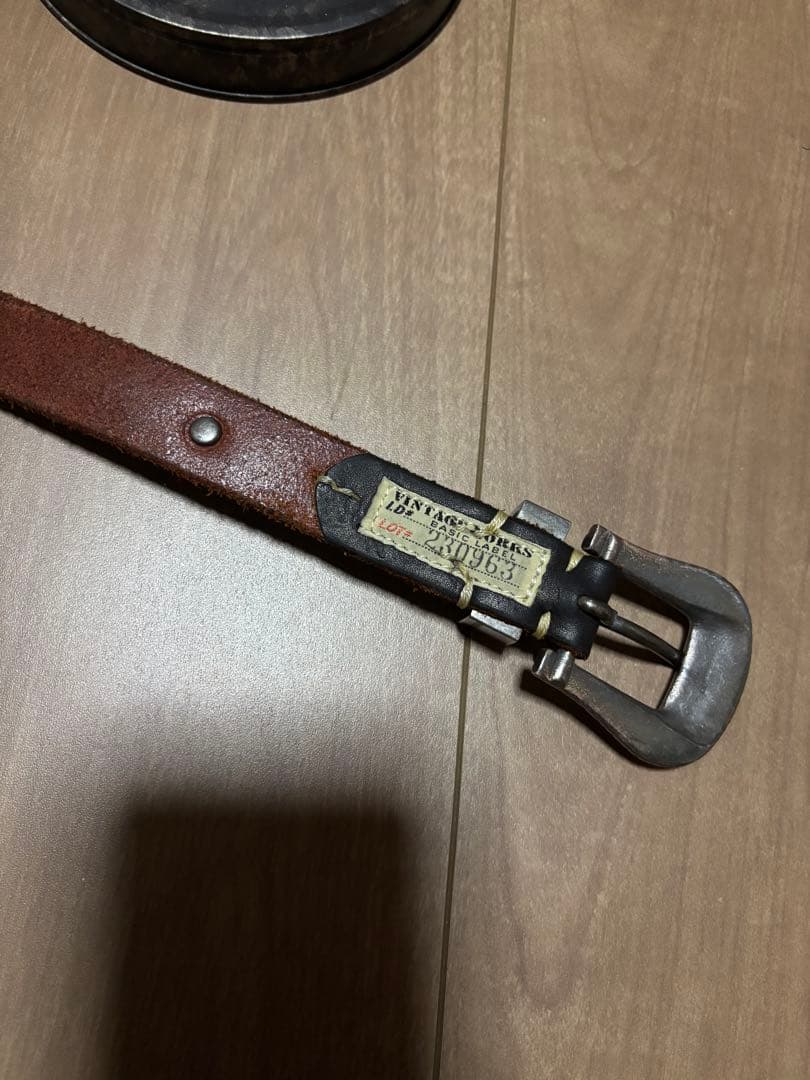 Vintage Work レザーベルト