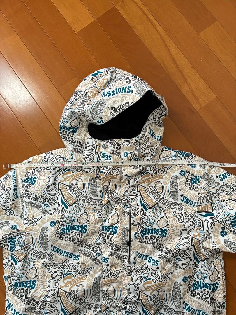 美品　SESSIONS 総柄　BURTON スノーボードウェア 上下セット　Ｌ