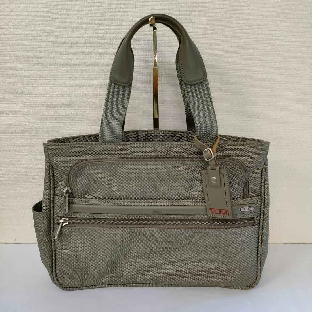 【中古】TUMI　26190S4　スモールトート　グレー　通勤　通学　多機能