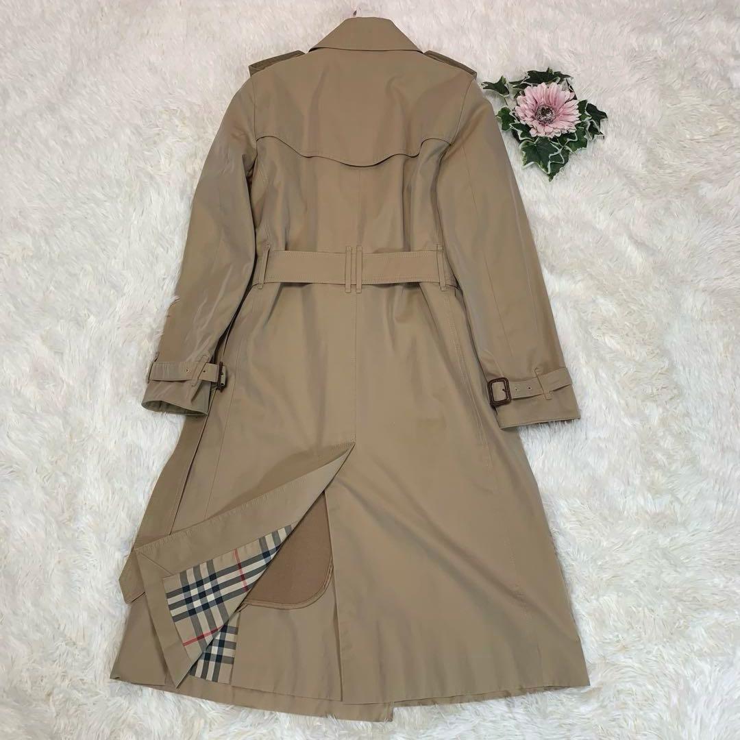 美品◆BURBERRY LONDON【ライナー付◆トレンチコート】ハニーベージュ