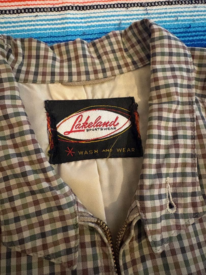 Lakeland チェック柄 ジャンパー　80s ドリズラー　アウター