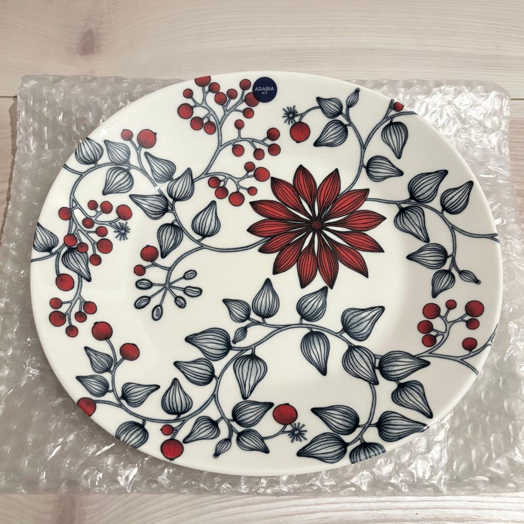 新品　アラビア　ルノ　フロストベリー　オーバルプレート